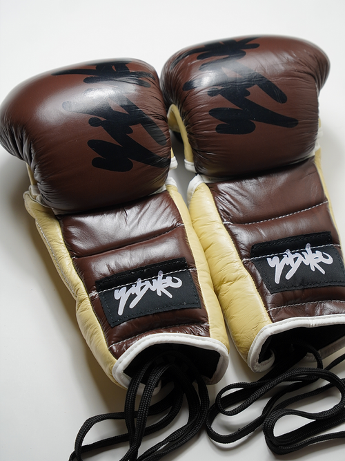 LACE-UP MMA GLOVE (BROWN)