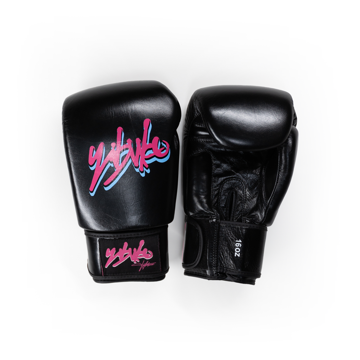 MUAY THAI GLOVES - black pink