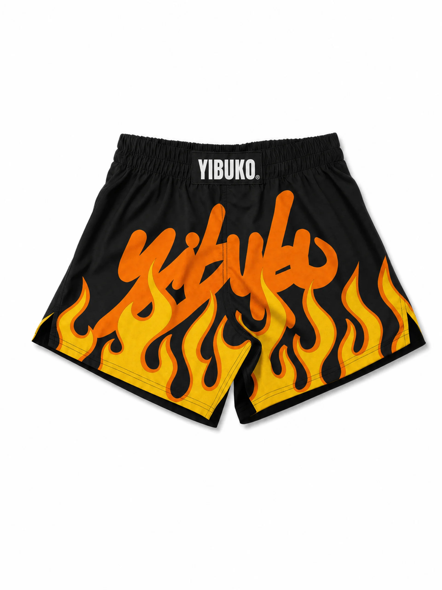 FIRE SHORTS (BLACK)