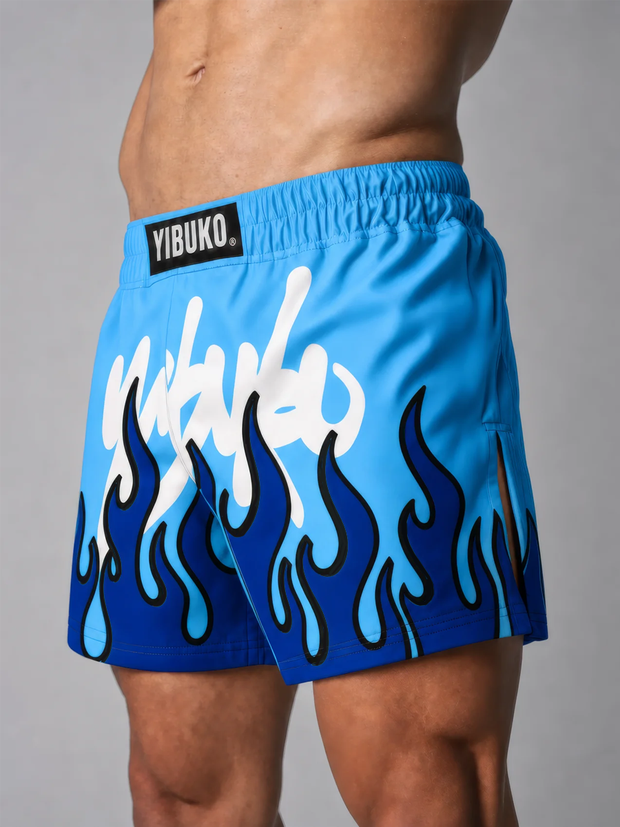 FIRE SHORTS (BLUE)