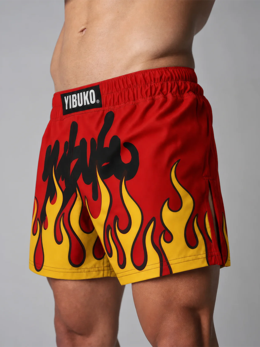 FIRE SHORTS (RED)